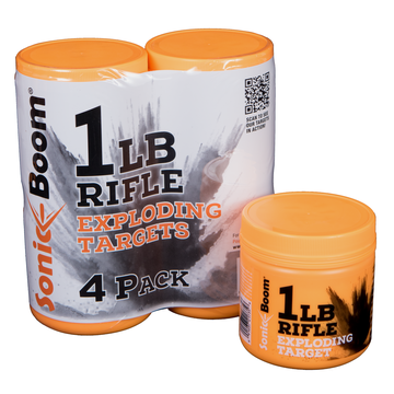Sonic Boom - 1lb Exploding Rifle Target (4 Pack)