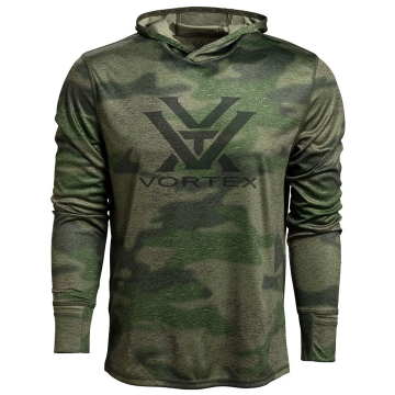 Vortex - Sun Slayer Long Sleeve Hoodie Forest Camo 2X