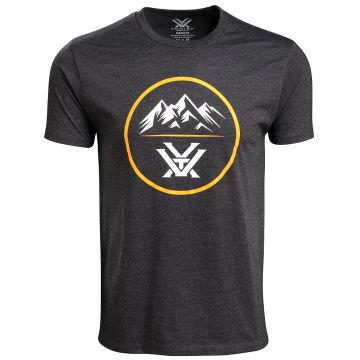 Vortex - Three Peaks T-Shirt Charcoal Heather 2X