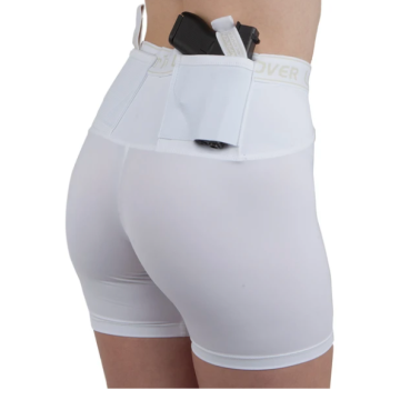 Undertech - Women's Conceal Carry 4" Shorts White M