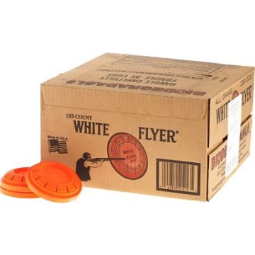 Western White Flyer - Orange Top Clay Targets 135ct - IN STORE PICKUP ONLY