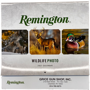 Grice Gun Shop - Remington Wildlife Photos 2027 Calendar